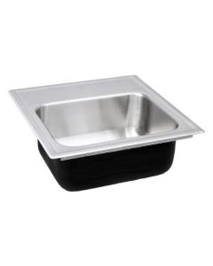 Just SL1515A3 SL-1515-A-GR-3 Single Bowl 18-Gauge T-304 Stainless Steel Commercial Grade Bar Sink