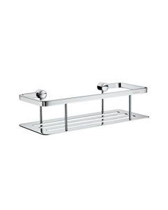 Smedbo AK374 SME_ Soap Basket Straight 1 Level, Polished Chrome