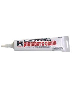 Oatey 25605 Hercules 6-Ounce White Tube Plumber's Caulk