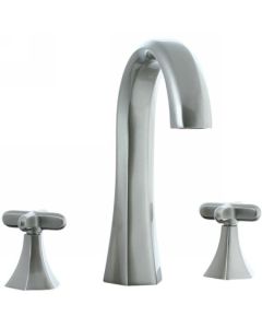 Cifial 202.150.620.NL Hexa 3 Hole Widespread Lavatory Faucet in Satin Nickel
