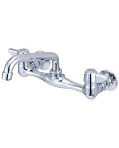 Central Brass 0048-UA1 2-Handle Wall Mount Kitchen Faucet