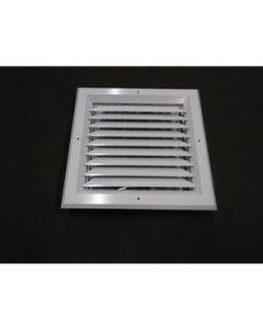 Hart & Cooley 050702 10" x 10" (Width x Height Wall Opening Size) Ceiling Diffuser A501MS Series in White