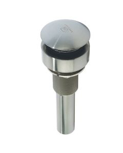 Decolav 9031-SN DECOLAV Decorative Non-Closing Umbrella Drain with Removable Mounting System, Satin Nickel