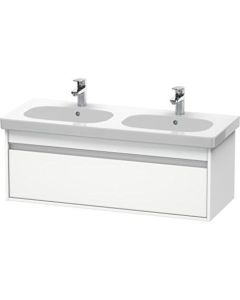 Duravit KT666901818 Ketho 45.25" L X 17.88" W X 16.13" H Wall-Mount Vanity Unit in White