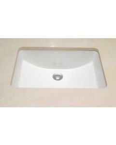 Barclay 4-715WH 20-Inch Undercounter Rectangular Bath Basin, White