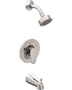 Cleveland Faucet Group 46301CGR CLEVELAND FAUCET GROUP 2478708 1.75 gpm Edgestone Single-Handle Bathtub/Shower Trim Kit with Water-Saving Showerhead, Chrome
