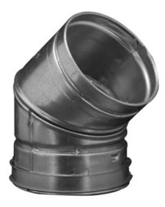 American Metal 8R45 Amerivent 8" B-Vent Round Adjustable 45 Degree Elbow