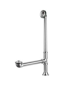 Kingston Brass CC2081 Vintage Claw Foot Tub Drain Come with Lift and Turn, 27-5/8-Inch, Polished Chrome