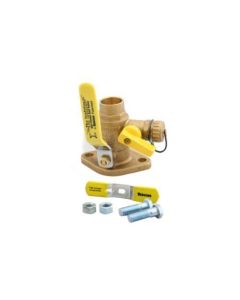 Webstone 50414 1-Inch SWT Isolator Uni-Flange Ball Valve with Hi-Flow Hose Drain