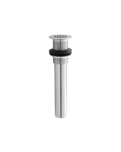 Jaclo 810-SN 17 Ga Grid Drain No Over Flow, 1-1/4" x 8", Satin Nickel