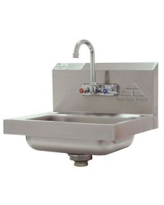 Advance Tabco 7-PS-60 14" Wall Mounted Hand Sink w/ Splash Mounted Faucet Model