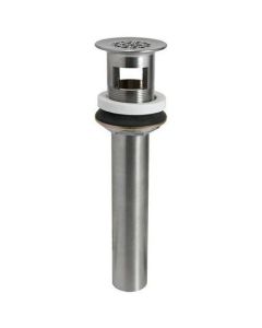 Mountain Plumbing MT730/BRN 730BRN Lavatory Grid Drain with Overflow, Brushed Nickel