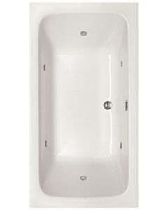 Hydro Systems KIR7232AWP-WHI -WOV.ORB Kira Acrylic Tub with Whirlpool System (Drain Included), White/Oil Rubbed Bronze