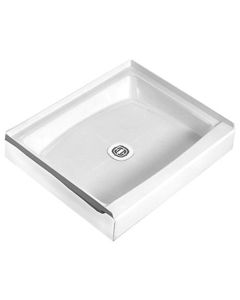 Fiat 42WL American Standard 100 ?áCascade Single Shower Floor, Medium, White