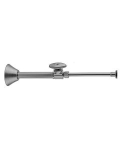 Jaclo 5826-71-SN 1/2" N Cop x 3/8 OD STR Valve Toilet Kit, Satin Nickel