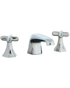 Cifial 202.110.721.NL Hexa 3 Hole Widespread Lavatory Faucet Double Cross Handle in Polished Nickel