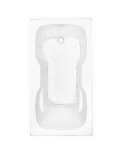 Aquatic AI4AIR6032-WH Serenity 4 60" Rectangle Air Bath Tub Finish: White