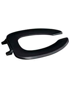 Centoco CEN630KA 630-407 Plastic Elongated Toilet Seat with Open Front, Black