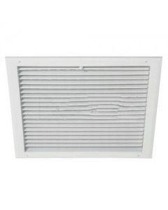 Hart & Cooley 022456 14" x 14" (Width x Height Wall Opening Size) Sidewall/Ceiling Register A618MS Series in White
