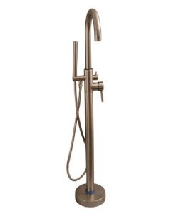 Barclay 7901-CP 7901-BN Freestanding Tub Filler with Hand Shower, Brushed Nickel