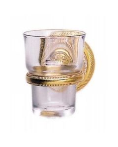 Phylrich KE30/025 KE30_025 - Louis XIV Wall Mounted Glass Holder in Polished Gold