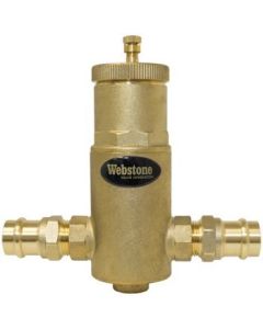 Webstone 78004 Press Air Separator, 1" Size, Brass