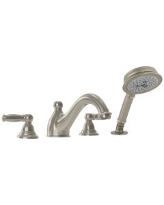 Hansgrohe 06110820 Limbo C Trim, 4-Hole Tub Filler in Brushed Nickel (Rough Sold Separately)