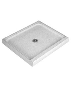 Fiat 3632MFTR Shower Floor, Single Threshold, 36x32 In