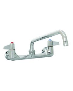 Advance Tabco K-105 T&S Brass 5F-8WLX08 Wall Mount Faucet with 8-Inch Centers and 8-Inch Swing Nozzle