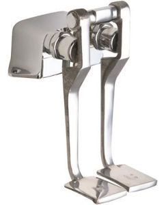 Chicago Faucets 625-LPABCP Combination Pedal Valves, Chrome