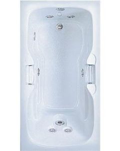 Aquatic AI6032D-BI AI6032DBI Luxury Laguna Rectangular 7 Jet Whirlpool: