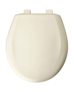Church 7F300TCA 346 300TCA 346 Round Plastic Toilet Seat with Cover, Linen