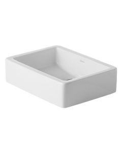 Duravit 0455500000 Plain Basin 50Cm Vero White With Out Tap Panel Ground