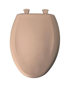 Church 7B1200SLOWT 048 Bemis 1200SLOWT 048 Slow Close Sta-Tite Elongated Closed Front Toilet Seat, Swiss Chocolate