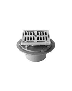 Mountain Plumbing MT506C/CPB Solid Brass Drain Kits with 4" Square Shower Drain Finish: Polished Chrome