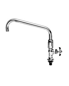 T&S Brass B-0296 Deck Mount 12-Inch Swing Nozzle Big-Flo Single Pantry Faucet