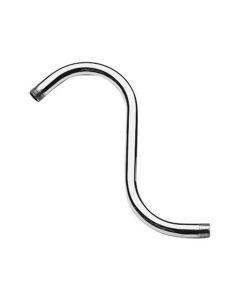 Newport Brass 205/15S 205 10" Solid Brass S-Shaped Shower Arm, Satin Nickel