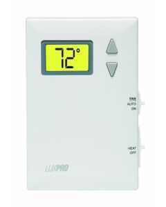 LuxPRO PSD010BF Heating Only with Fan Digital Thermostat