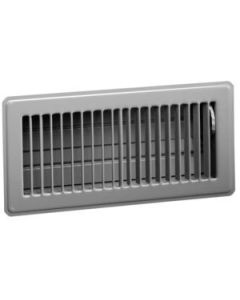 Hart & Cooley 010717 4" x 10" (Width x Height Wall Opening Size) Floor Diffuser 421 Series in Golden Sand 