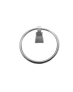 Newport Brass 26-09/26 26-09 Colorado Solid Brass Towel Ring, Polished Chrome