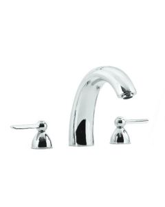 Hansgrohe 06574000 Closeout interaktiv Stratos 3-Hole Tub Filler Trim in Chrome (Rough Sold Separately)