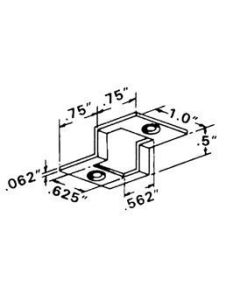 Baldwin 0603.264 0603264 Rabbeted Strike, Satin Chrome