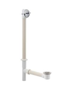 Gerber G0041513 2XL 41513 173024 Pvc Trip-Lever Drain For Roman Bathtubs, Chrome