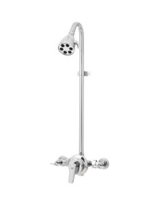 Speakman S-1495-2-AF Sentinel Mark II Exposed Outdoor Shower System with S-2252 Anystream Brass Shower Head