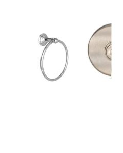 Newport Brass 34-09/15S 34-09 Solid Brass Towel Ring from the Aylesbury and Jacobean Colle, Satin Nickel