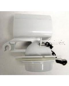 Duravit 1002600000 ; Metro, Starck 2, Tribeca; Flapper 2 inch plastic one piece / two piece 1.6 gpf single flush in White