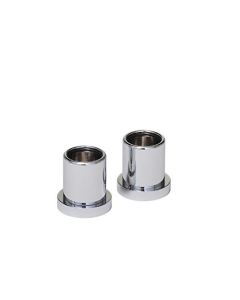 Valsan 67504CR Porto Solid Brass Shower Rod Brackets (Set of 2) Finish: Chrome