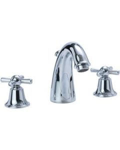 Cifial 294.150.620.NL Sea Island 3 Hole Widespread Lavatory Faucet in Satin Nikel
