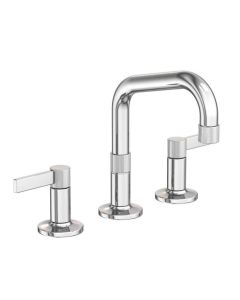 Newport Brass 3230/26 Pardees 1.2 GPM Deck Mounted Widespread Bathroom Faucet with Pop-Up Drain Assembly in Polished Chrome