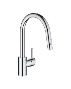 Grohe 32665003 Concetto Single-Handle Kitchen Faucet, Starlight Chrome